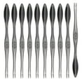 thumbnail image 1 of 10 Piezas de Tenedores de Acero Inoxidable de 6.5 Pulgadas para Mariscos, Utensilios para Garras de Cangrejo, Herramientas para Mariscos (Negro), 1 of 7