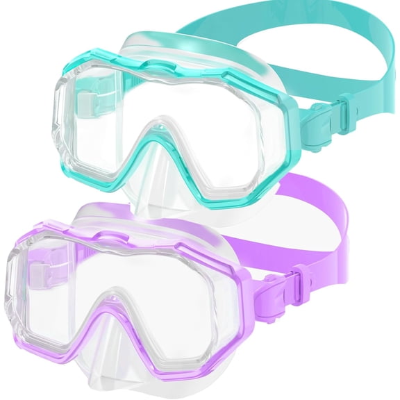 Swim Goggles  Anti-Shattered Lens/Anti-Fog / 180° Panoramic View/Swimming Goggles with Nose Cover