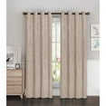thumbnail image 2 of Faux Suede Room Darkening 108 x 96 in. Grommet Curtain Panel Pair, 2 of 7