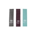 Athletic Works Mini Loop Bands 3pcs set, light, medium, heavy power, multi color. 12in Length