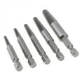 thumbnail image 2 of Bgsha 12pcs Hex Screw Extractors Broken Damaged Screw Extractor Broken Bolt Remover, 2 of 10