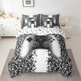 thumbnail image 2 of Manfei Abstract Gamepads 7-Piece Bedding Comforter Set for Children Kids Boys,Futuristic Cubes King Bedding Sets,Video Game Ultra Soft Bed Sheets,Breathable Home Decor,Reversible, 2 of 8