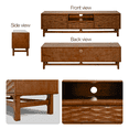thumbnail image 5 of Acacia Elara TV Stand for TVs up to 75" Media Console Entertainment Center, Walnut, 5 of 9