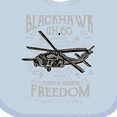 thumbnail image 4 of Inktastic Black Hawk Military Boys or Girls Baby Bib, 4 of 4