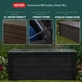 thumbnail image 4 of Keter Westwood 150 Gallon Durable Resin Outdoor Deck Box Storage Organization, Espresso Brown, 4 of 17