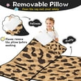 thumbnail image 3 of Beige and Black Leopard Pattern Toddler Nap Mats for Kids Preschool,Sleeping Mat Bag or Kids,Toddler Sleeping Bag,Toddler Nap Mat or Daycare, 3 of 6