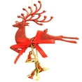 thumbnail image 3 of Esaierr 3PCS Christmas Bell Elk Shape Hanging Pendant Reindeer Christmas Tree Hanging Decor for, 3 of 5