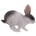 thumbnail image 3 of serony Realistic Animal Model Figure Rabbit Figurine Kid Educational Toy Home Decor, 3 of 9