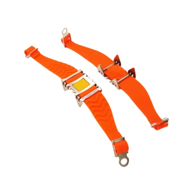 Bottes d'Hiver avec Acier Ajustable et Dents Glacées; Adaptées à la Randonnée, à la Marche, à l'Escalade et à la Course en Plein Air; Unisexe. Couvre-Semelles pour Chaussures Couvre-Orteils en Acier Couvre-Chaussures Couvre-Bottillons