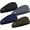 Black, Gray, Navy Blue, Forest Green, variant on Tough Headwear 4-way stretch Dryzone Arctic Camo Sweatband