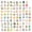 C, variant on ABODELINE 50/100 Pcs Easter Bunny Eggs Stickers Waterproof Easter Water Bottle Vinyl Waterproof Stickers for Teens Girls Adults Laptop Luggage Skateboard Party Decorations