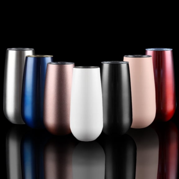 Clearance Under $4.99 Double-Wall Vacuum Insulated Stainless Steel Wine Tumbler for Hot and Cold Beverages