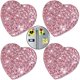 thumbnail image 1 of Imanes de nevera Bling Bling Paquete de 4 para gabinetes de oficina Pizarras blancas Pizarra de borrado en seco Encantador Hogar Decorativo Pegatinas de nevera Imanes de nevera Rosa Jormftte WMSS-162, 1 of 6