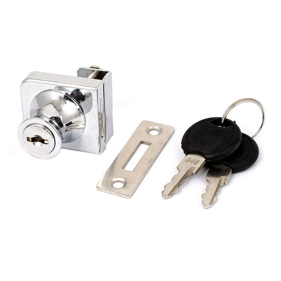 Showcase Display Cabinet Drawer Glass Door Locks with keys Single Head Security