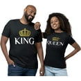 thumbnail image 6 of King & Queen Matching Outfits for Couples Valentine's Day Gift His & Hers T-Shirt Men Small / Women Medium, 6 of 12