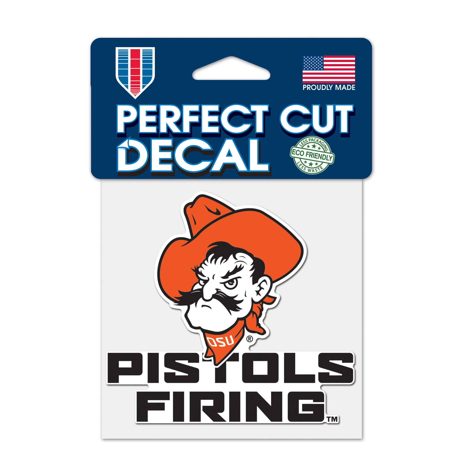NCAA Oklahoma State Slogan 4' x 4' Perfect Cut Decal