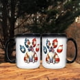 thumbnail image 3 of Patriotic Bull Terrier 4th of July Independence Paws Heat Color Changing Mug Bully Dog Lovers Gifts Idea Magic Coffee Mug - 02010, 3 of 4