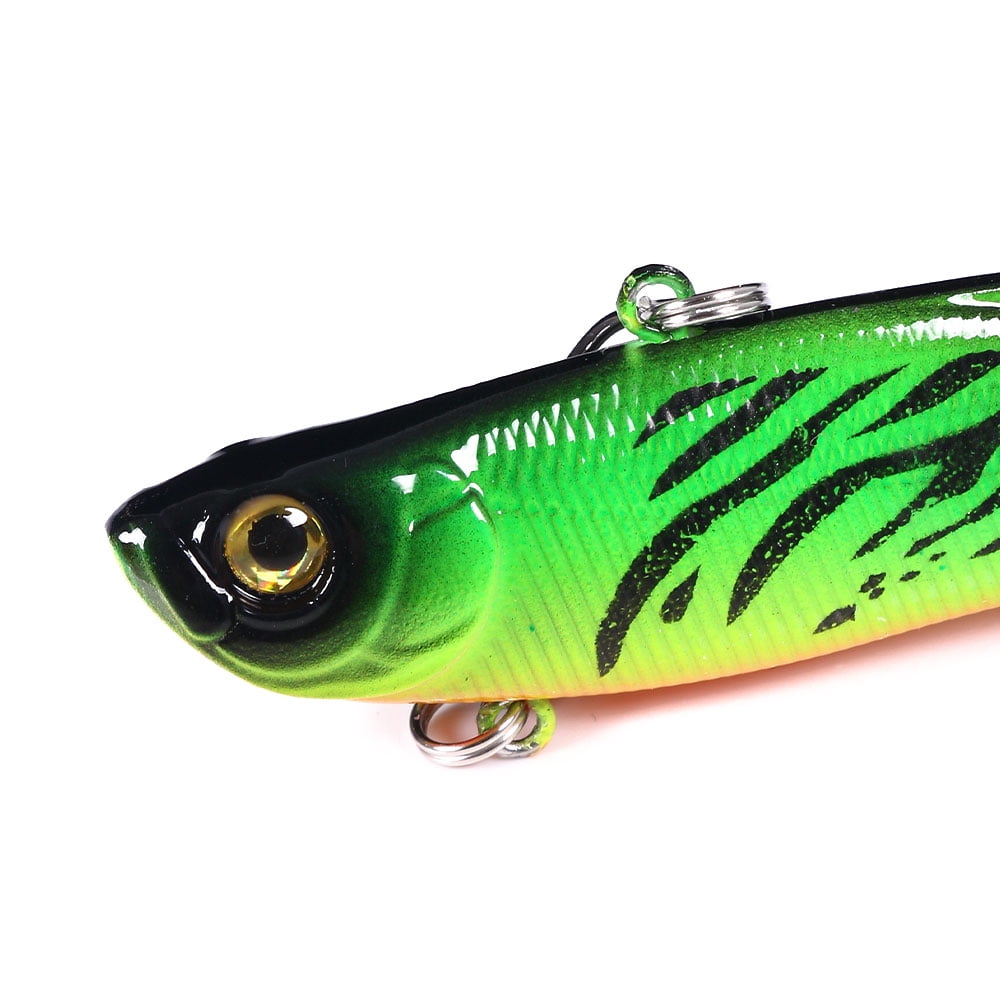 HENGJIA 10 Pack Fishing Lures for Bass, Deep Diving Lipless Crankbaits for Bass Hard Baits Sinking Fishing Jigs for Bass, Trout, Walleye Freshwater and Saltwater Fishing Lure