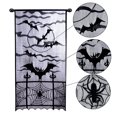thumbnail image 2 of Cortina de la puerta NET Decoración de Halloween Puerta de malla de malla Ventilación Antiinsect Anti Flying Bugs Jooan Modelo, 2 of 6
