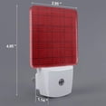 thumbnail image 2 of Goofa Red Black Houndstooth Night Light, Plug-in, Dusk to Dawn Sensor, Warm White, Ambient Lighting, Ideal Kids Adults Nightlight-EU, 2 of 9