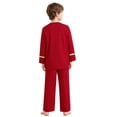 thumbnail image 2 of Doomiva Church Robe for Boys Tunic Tops with Pants Set Choir Gowns Worship Liturgical Praise Clothes Suit Red 6, 2 of 5
