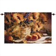 thumbnail image 1 of Sunflowers With Purple Tapestry Wall Hanging Horizontal 70 X 47 in., 1 of 1