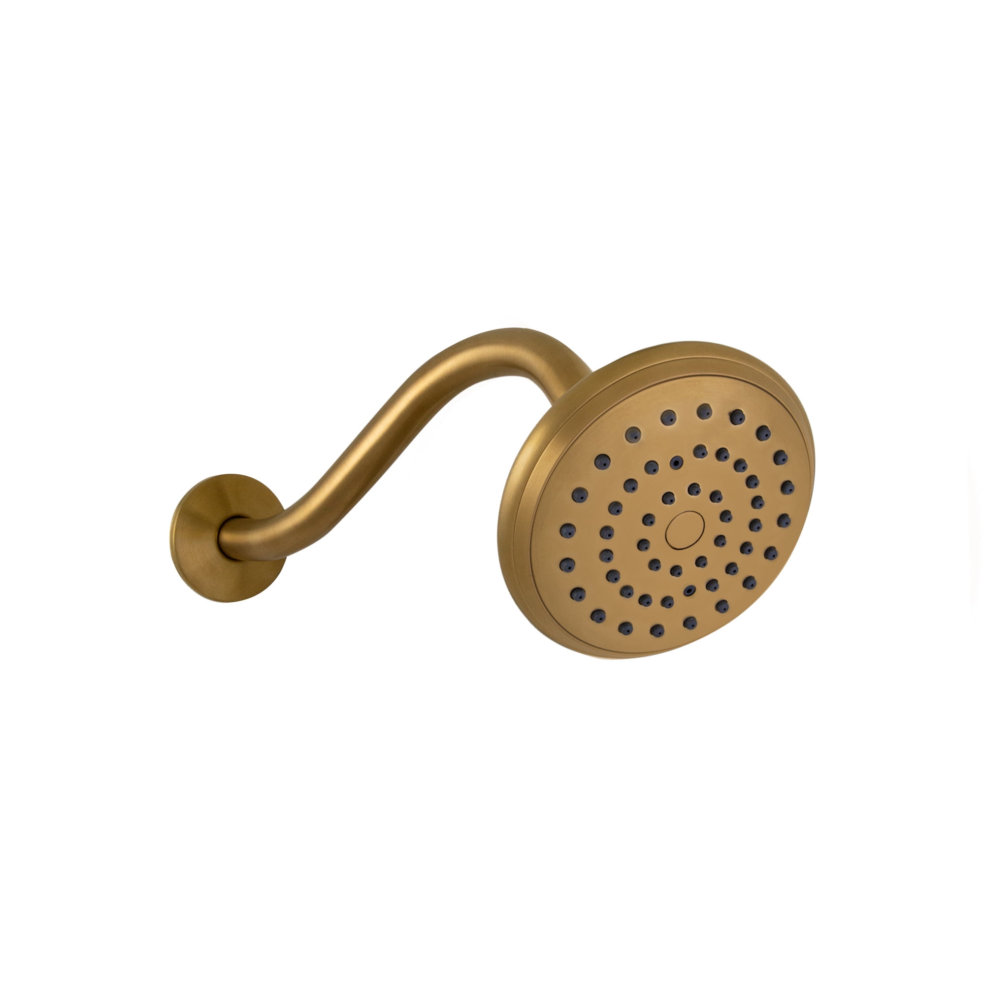 Design House Oakmont Bad-Armatur Set, Gebürstetes Gold, 2-Griff, Inkl. Duschkopf & Wannenauslauf