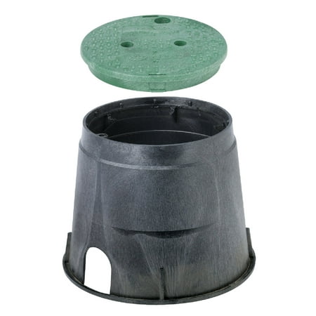 

National Diversified National Diversified Round Valve Box with Cover Black & Green
