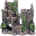 thumbnail image 1 of Decoraciones para acuarios de castillo, adornos para peceras con musgo para escondite de Betta, 1 of 1