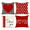 Red2, variant on Valentine’s Day Pillow Covers 18x18 Set of 4, Red White Love Heart Throw Pillow Cases, Smiley Heart & “I Love You” Decorative Cushion Covers for Valentine Home Couch Sofa Decor