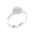 thumbnail image 2 of Imperial 5/8 Ct TDW Round Diamond Double Halo Engagement Ring in 10K White Gold (H-I, I2), 2 of 4