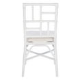thumbnail image 6 of SAFAVIEH Christine Glam Accent Chair w/Cushion, White, Set of 2, 6 of 11