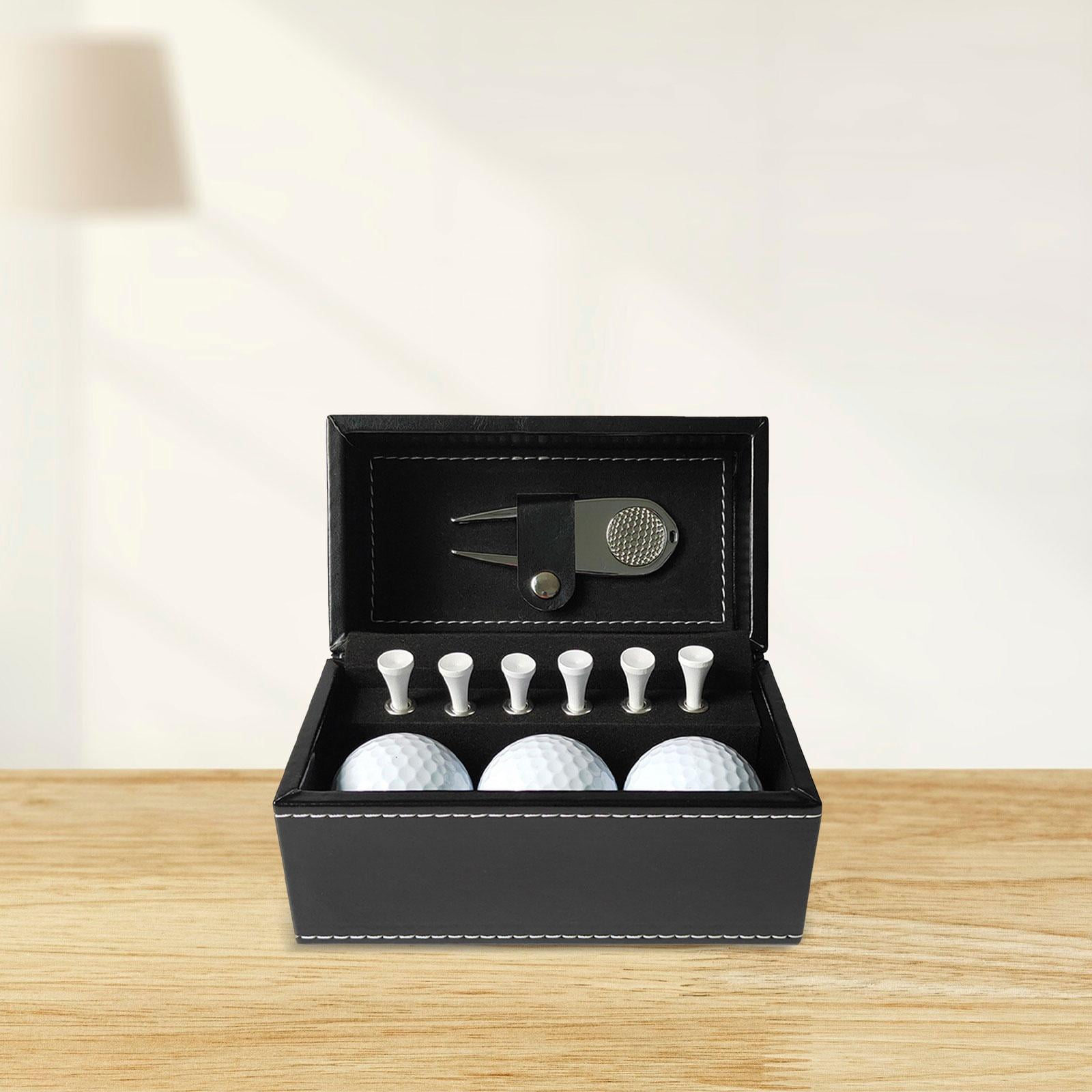 GARENDE Golf Ball Gift Set Gift Package Golf Balls for Men Women Golfers Golf Course Argent Tool