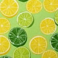 thumbnail image 6 of Autua Lemons Lime Slices Round Tablecloth Waterproof 100% Polyester 31"-35, 6 of 8