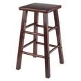 thumbnail image 2 of Winsome Carrick Square Seat Counter Stool, Walnut Finish, 2 of 9
