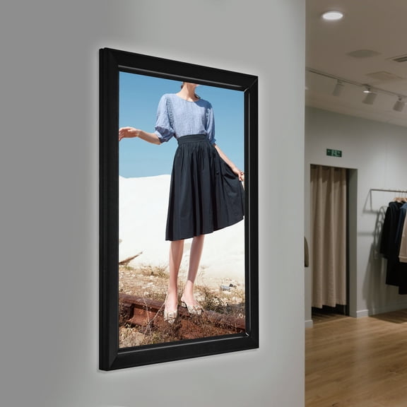 Vintoro 18*24" LED Poster Frame, Movie Poster Art Picture Frame, Light Box Advertising Display Stand