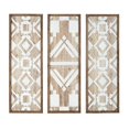 thumbnail image 2 of Mandal Printed Wood Wall Decor Set of 3 Natural See below, 2 of 4