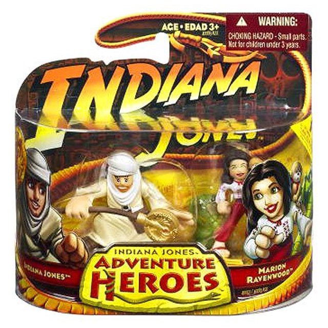 Indiana Jones INDIANA JONES & Marion RAVENWOOD Adventure Heroes y The Raiders of The Lost Ark 2 Pack Indiana Jones 653569307471