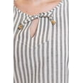 thumbnail image 4 of Vestido de lino a rayas Roman Fashion /Juvenil, 4085 (Líneas negras) negro M, 4 of 5