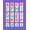 Beige, Pattern 1, variant on ODIKA 8'x10' Machine Washable Non-Slip Area Rug, Educational Swirl Featuring Diverse Letters Numbers and Forms High Traffic Rug, Red, 690141