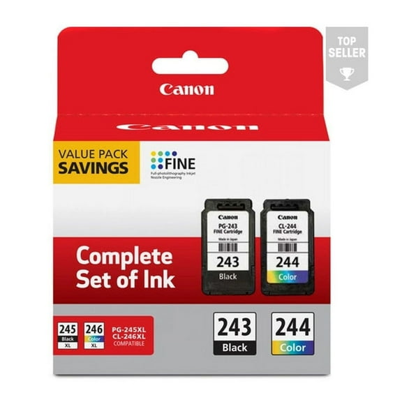Canon Standard Capacity - Black, Cyan, Magenta, Yellow Ink Cartridges