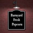 thumbnail image 2 of Barnyard Fresh Popcorn BLACK Aluminum Composite Sign 15''x18'', 2 of 9