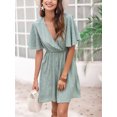 thumbnail image 4 of Txlixc Vestido de manga corta de estilo femenino Txlixc moda, 4 of 8