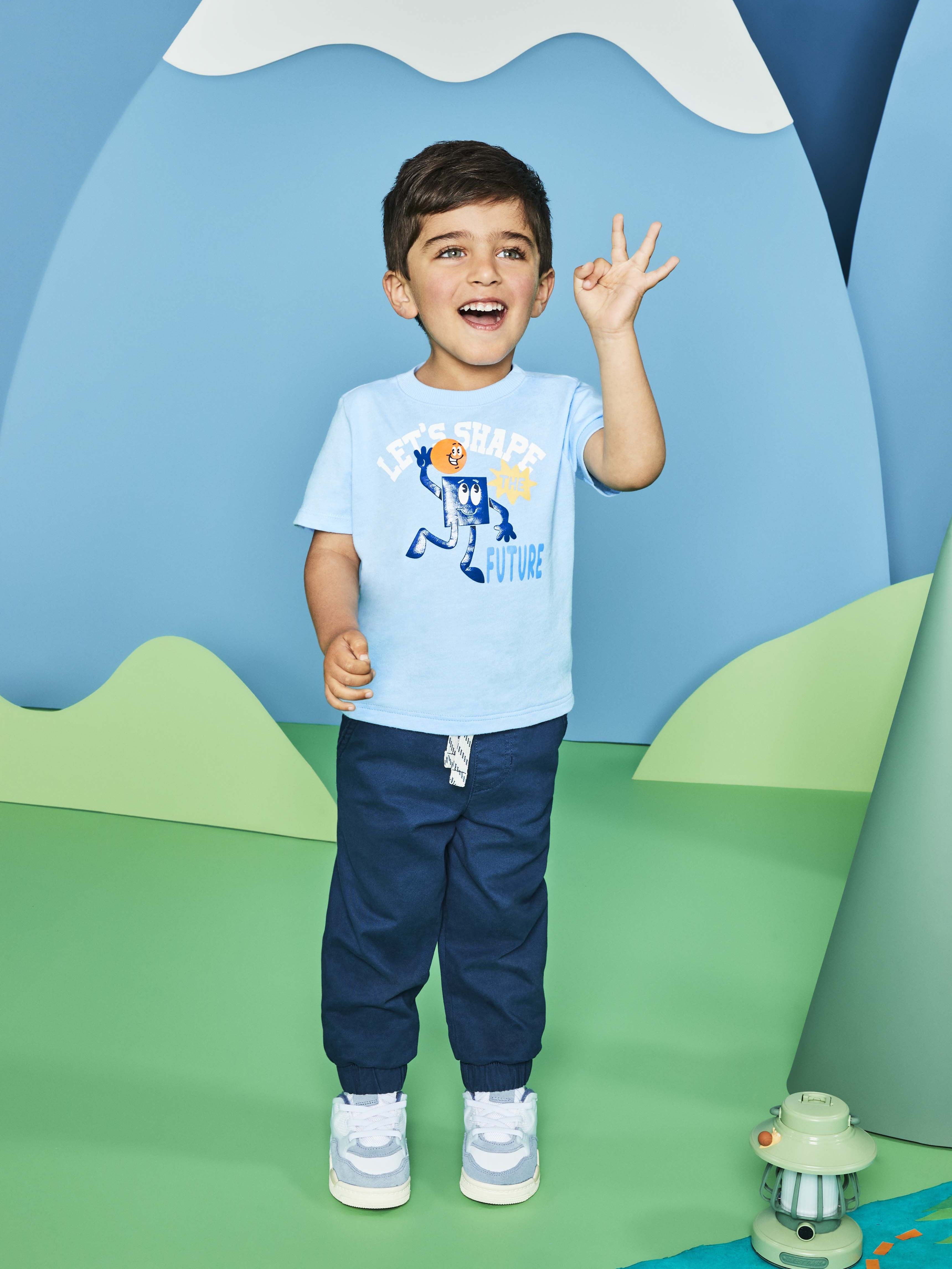 Garanimals Toddler Boys Stretch Twill Jogger Pants, Sizes 18M-5T