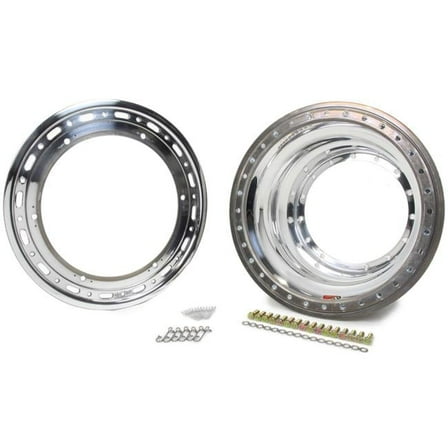 Weld Racing WELP857-5844-6 15 x 9.25 in. Outer Half Bead-Loc Wheels with Dzus No Cover