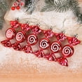 thumbnail image 4 of 6 piezas/caja de adornos colgantes de caramelos navideños para árbol de Navidad, decoraciones navideñas para el hogar, regalo de Año Nuevo 2023 para niños, 4 of 5