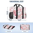thumbnail image 3 of Large-capacity handheld storage bag Thickened picnic travel bag oversized clothing luggage organizing bag Adorable White Cat Faces, 3 of 8