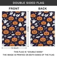 thumbnail image 4 of Halloween House Flag Funny Ghost Pumpkin Star Burlap Double Sided Flag SPOOKY Farmhouse Holiday Yard Outdoor Decoration 28x40 Inch, 4 of 5