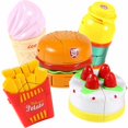 thumbnail image 2 of IMENGL Jouets Robot Transformant les Aliments Hamburger Frites et Plus Éducation Précoce Cerveau pour Enfants et Adultes Multicolore 28cm,USB,5 cm,Rot,25cm,BLH6050,8 X 24 X 18 cm,AAA Alcalin,Sans Tête Télécommande, 2 of 9