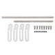 thumbnail image 1 of RC Car Metal Front Bumper Aluminum Alloy for 1/10 Scale RC Crawler Car Accessories Parts Silver, 1 of 4
